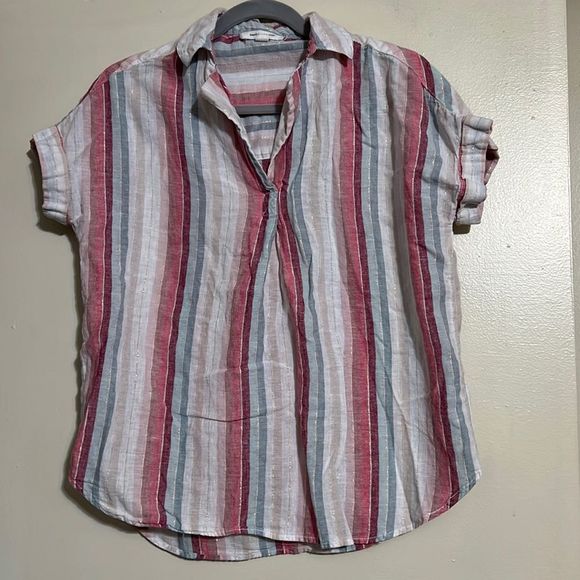 3/$25 BeachLunchLounge multicolor top - Picture 1 of 2